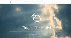 Desktop Screenshot of findatherapist.org.uk